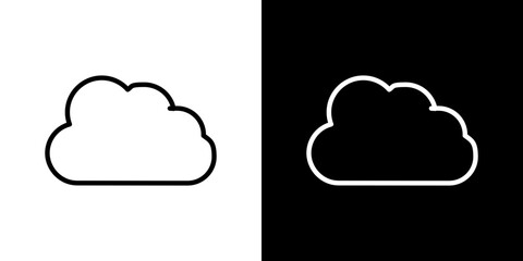 Cloud icon symbol concept for graphic design, Website, UI. Svg