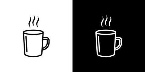 Coffee mug icon symbol concept for graphic design, Website, UI. Svg