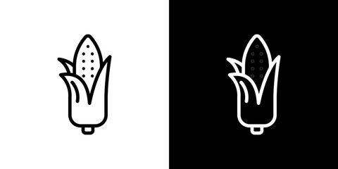 Corn icon symbol concept for graphic design, Website, UI. Svg