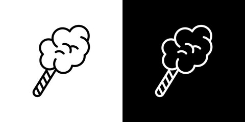 Cotton Candy icon symbol concept for graphic design, Website, UI. Svg