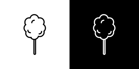 Cotton Candy icon symbol concept for graphic design, Website, UI. Svg