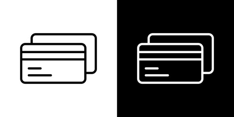 Credit card icon symbol concept for graphic design, Website, UI. Svg