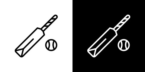 Cricket icon symbol concept for graphic design, Website, UI. Svg