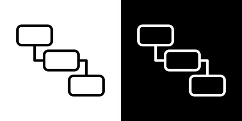 Dependency icon symbol concept for graphic design, Website, UI. Svg