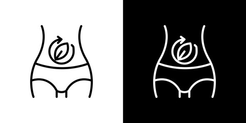 Detox icon symbol concept for graphic design, Website, UI. Svg