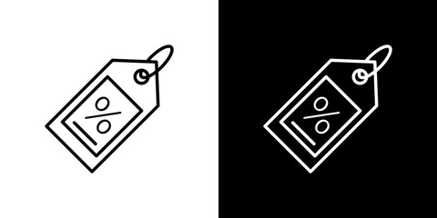 Discount tag icon symbol concept for graphic design, Website, UI. Svg