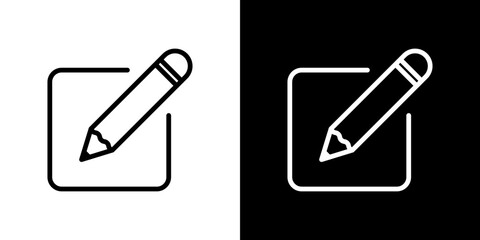 Edit icon symbol concept for graphic design, Website, UI. Svg