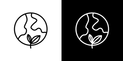 Environment icon symbol concept for graphic design, Website, UI. Svg