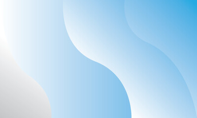 Abstract blue flowing wave design with gradient effect background