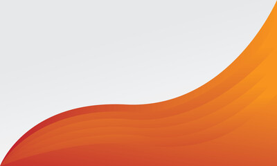 Abstract Orange Gradient Wave background