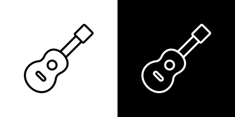 Guitar icon symbol concept for graphic design, Website, UI. Svg