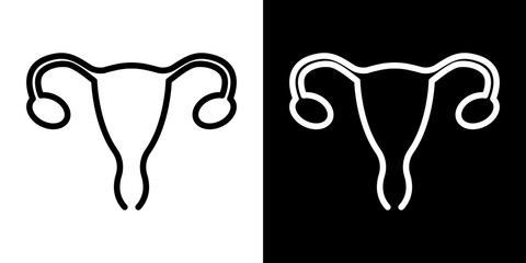Gynecology icon symbol concept for graphic design, Website, UI. Svg