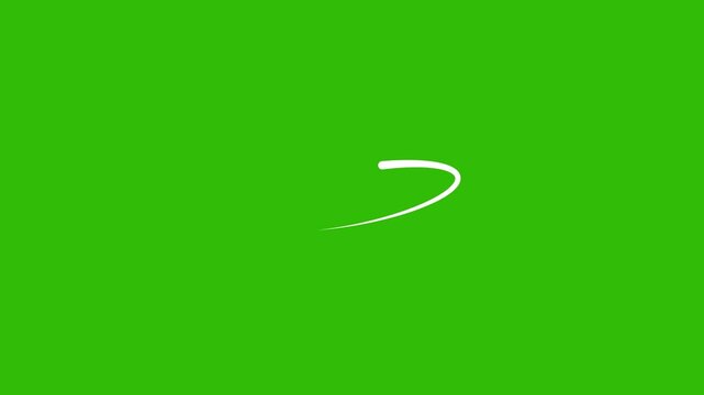Minimal Line Rotation Animation Suitable For Loading Indicators Menus Or Visual Feedback In Sleek Modern User Interface Design
