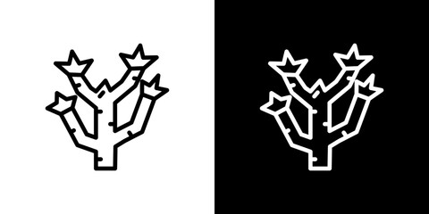 Joshua tree icon symbol concept for graphic design, Website, UI. Svg