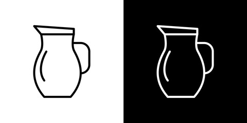 Jug icon symbol concept for graphic design, Website, UI. Svg