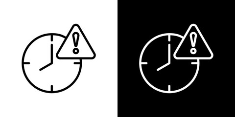 Late icon symbol concept for graphic design, Website, UI. Svg