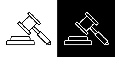 Law icon symbol concept for graphic design, Website, UI. Svg