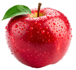Red apple isolated