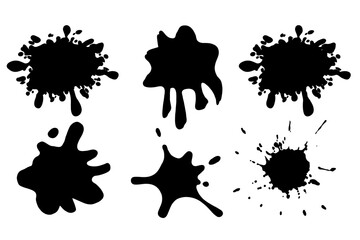 Different shapes isolated on white background