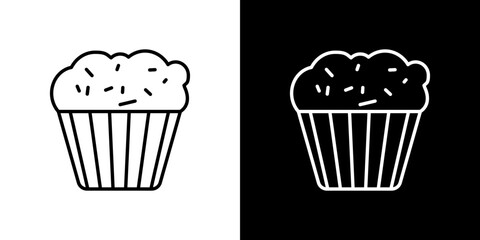 Muffin icon symbol concept for graphic design, Website, UI. Svg