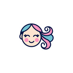 CUTE GIRL LOGO
