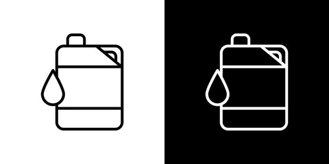 Oil can icon symbol concept for graphic design, Website, UI. Svg