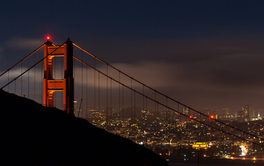 Fototapeta premium Golden Gate and SF