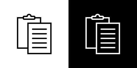 Paste icon symbol concept for graphic design, Website, UI. Svg