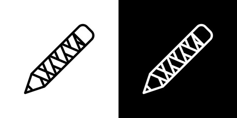 Pencil icon symbol concept for graphic design, Website, UI. Svg