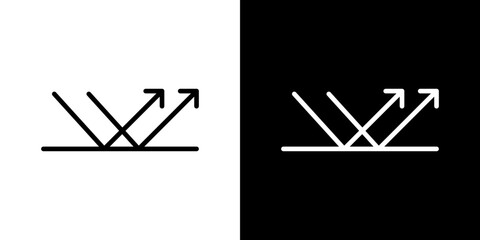 Reflect icon symbol concept for graphic design, Website, UI. Svg