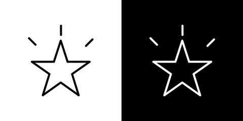 Star icon symbol concept for graphic design, Website, UI. Svg