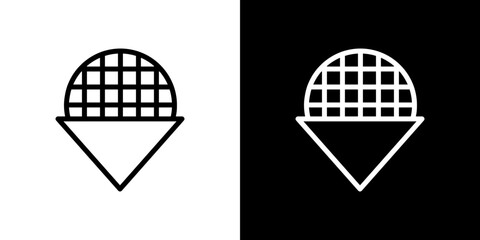 Stroopwafel icon symbol concept for graphic design, Website, UI. Svg