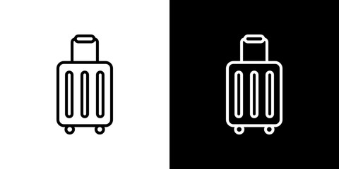 Suitcase icon symbol concept for graphic design, Website, UI. Svg