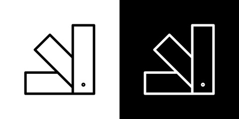 Fototapeta premium Swatchbook icon symbol concept for graphic design, Website, UI. Svg