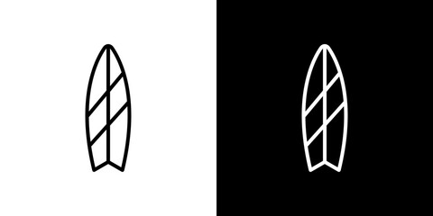 Surfing icon symbol concept for graphic design, Website, UI. Svg