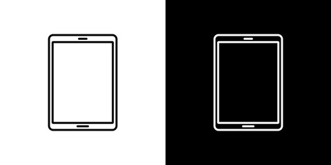 Tablet icon symbol concept for graphic design, Website, UI. Svg