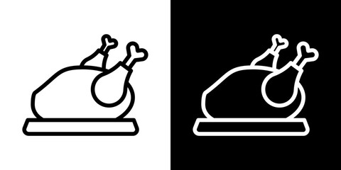 Turkey icon symbol concept for graphic design, Website, UI. Svg