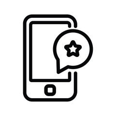 Online rating icon