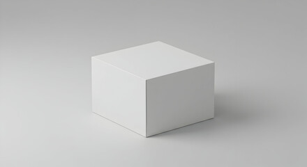 Blank Cube Mockup Design for Product Presentation