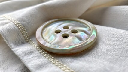 close up of a button
