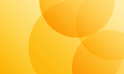 Abstract Orange Background with Geometric Circular Overlapping Patterns. modern trendy design in Vector Illustration