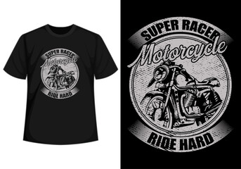 LIVE TO RIDE CUSTOM MOTORCYCLE CLUB  RIDE TO LIVE  Bike Motorcycle t-shirt 