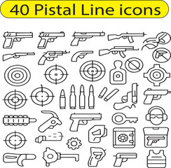 Gun Line icons