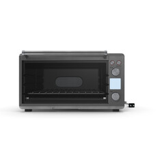 Stainless Steel Toaster Oven Isolated on Transparent Background