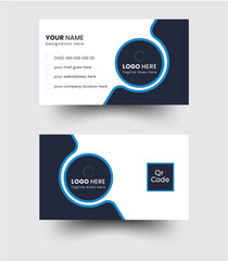 Corporate Business Card, Business card design template, Clean professional business card template, visiting card, business card template. 