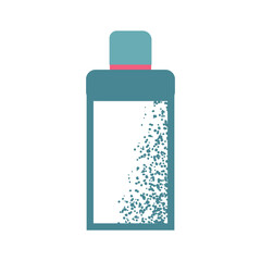 Perfume with textured spray effect. Smell. Ideal for packaging, cosmetic branding, cosmetics advertising and holiday promotions. Vector