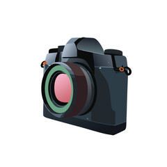 digital camera isolated on white