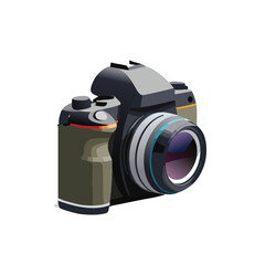 digital camera isolated on white background