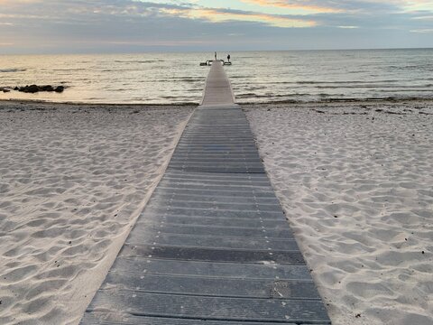 pier on the beach