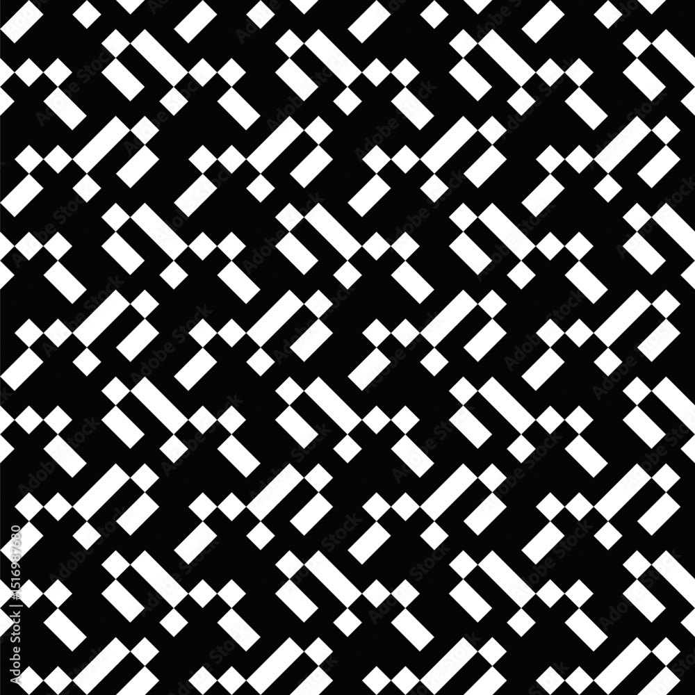 Poster abstract seamless diagonal black and white pattern background design
